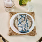 Gracie Enameled White Charger Plate for Dinnerware, Place setting (4 pack) - Decorative Plates from Jaye's Studio