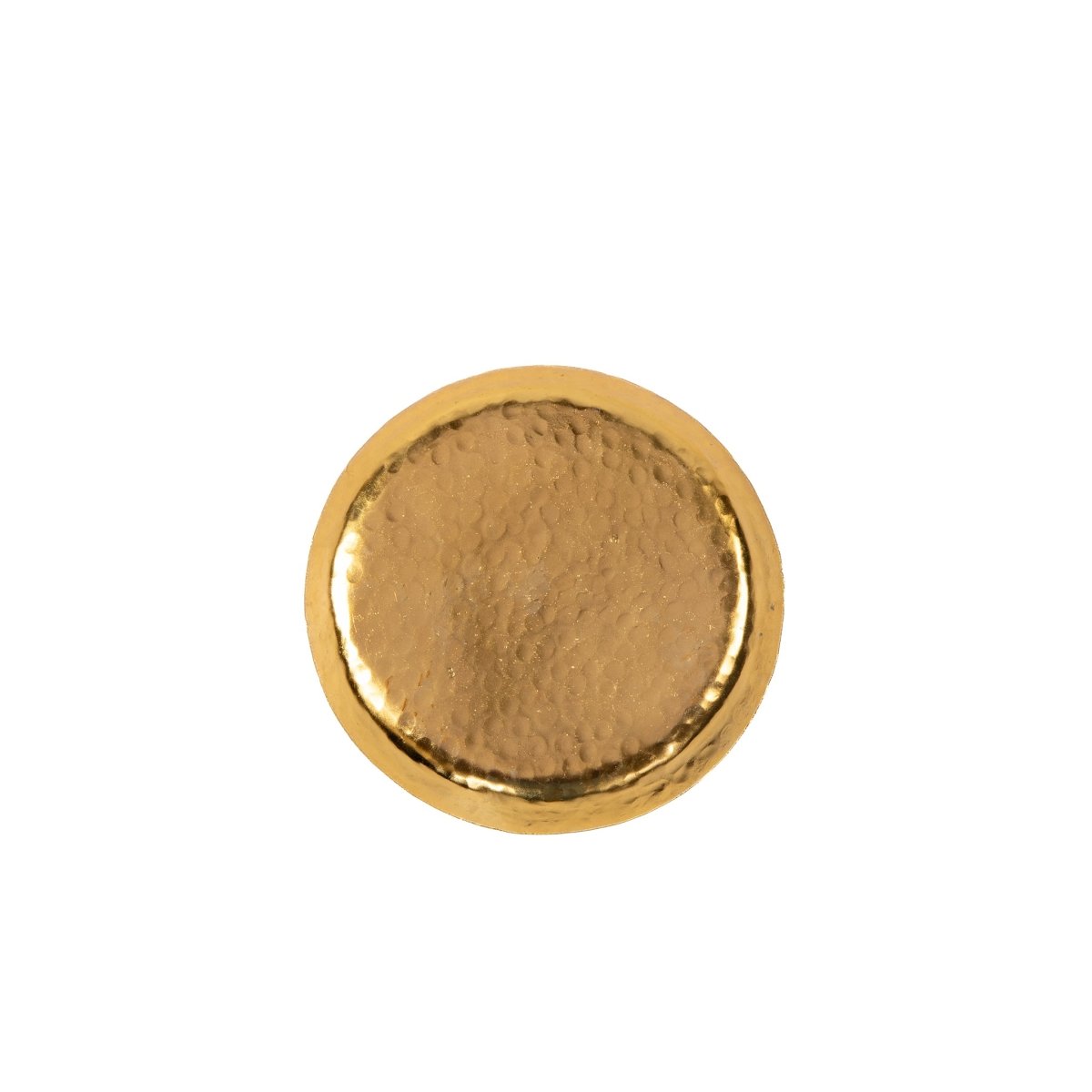 Gracie Hammered Coaster (4pk) - Gold - Avail 11/29 - from Jaye's Studio