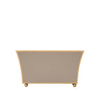 Gracie Light Brown Rectangular Fluted Metal Cachepot Planter for Entryway, Mantle, Home Office, Kitchen and Living Room - Cachepots from Jaye's Studio