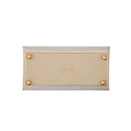 Gracie Light Brown Rectangular Fluted Metal Cachepot Planter for Entryway, Mantle, Home Office, Kitchen and Living Room - Cachepots from Jaye's Studio