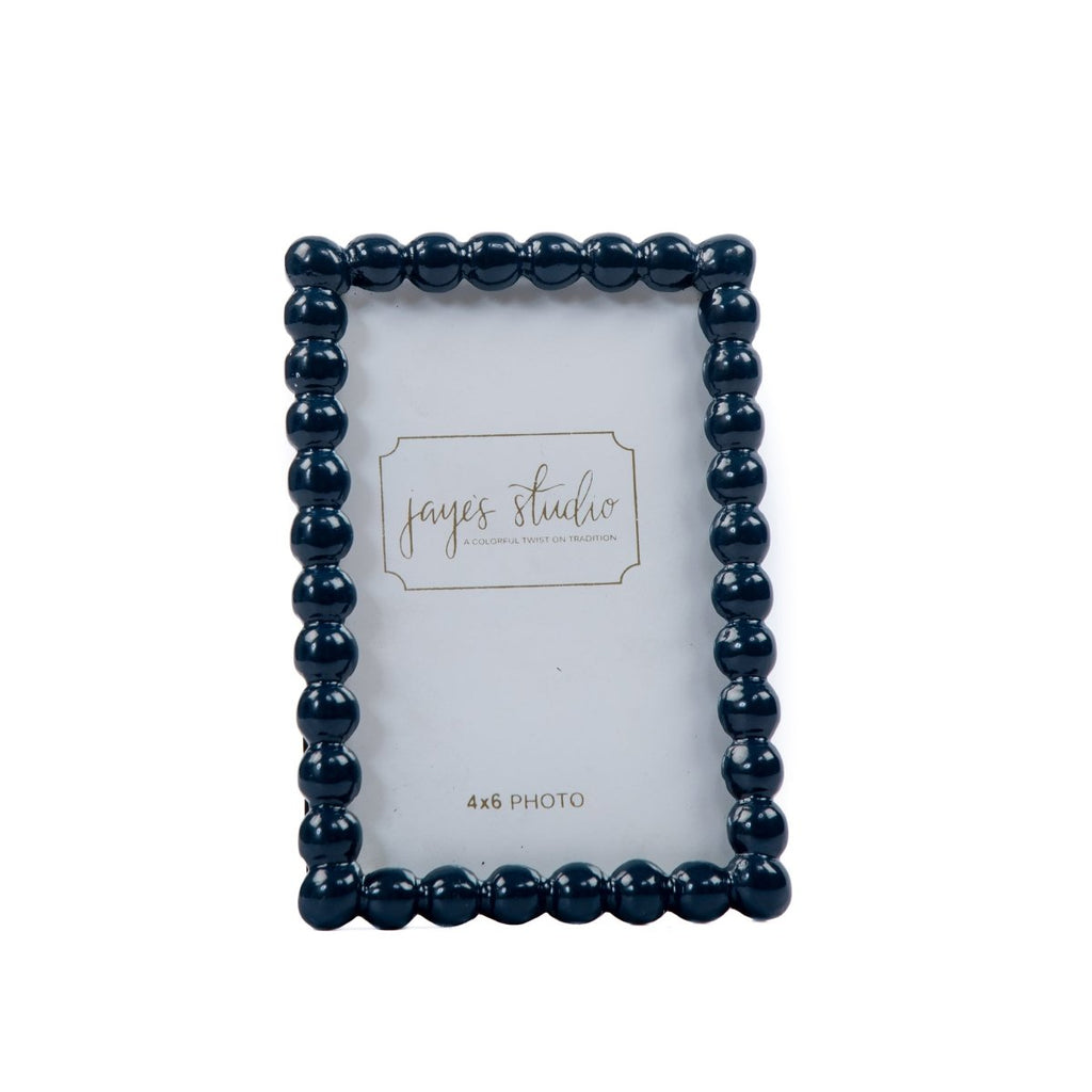 Gracie Pearl Blue / Indigo Blue Rectangular Metal Photo Frame, Picture Frame for Home, Bedroom, Home Office - Photo & Picture Frames from Jaye's Studio