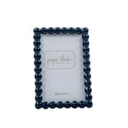 Gracie Pearl Blue / Indigo Blue Rectangular Metal Photo Frame, Picture Frame for Home, Bedroom, Home Office - Photo & Picture Frames from Jaye's Studio