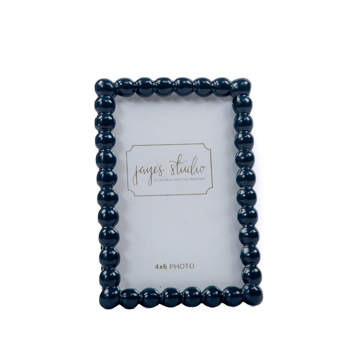 Gracie Pearl Blue / Indigo Blue Rectangular Metal Photo Frame, Picture Frame for Home, Bedroom, Home Office - Photo & Picture Frames from Jaye's Studio