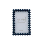 Gracie Pearl Blue / Indigo Blue Rectangular Metal Photo Frame, Picture Frame for Home, Bedroom, Home Office - Photo & Picture Frames from Jaye's Studio