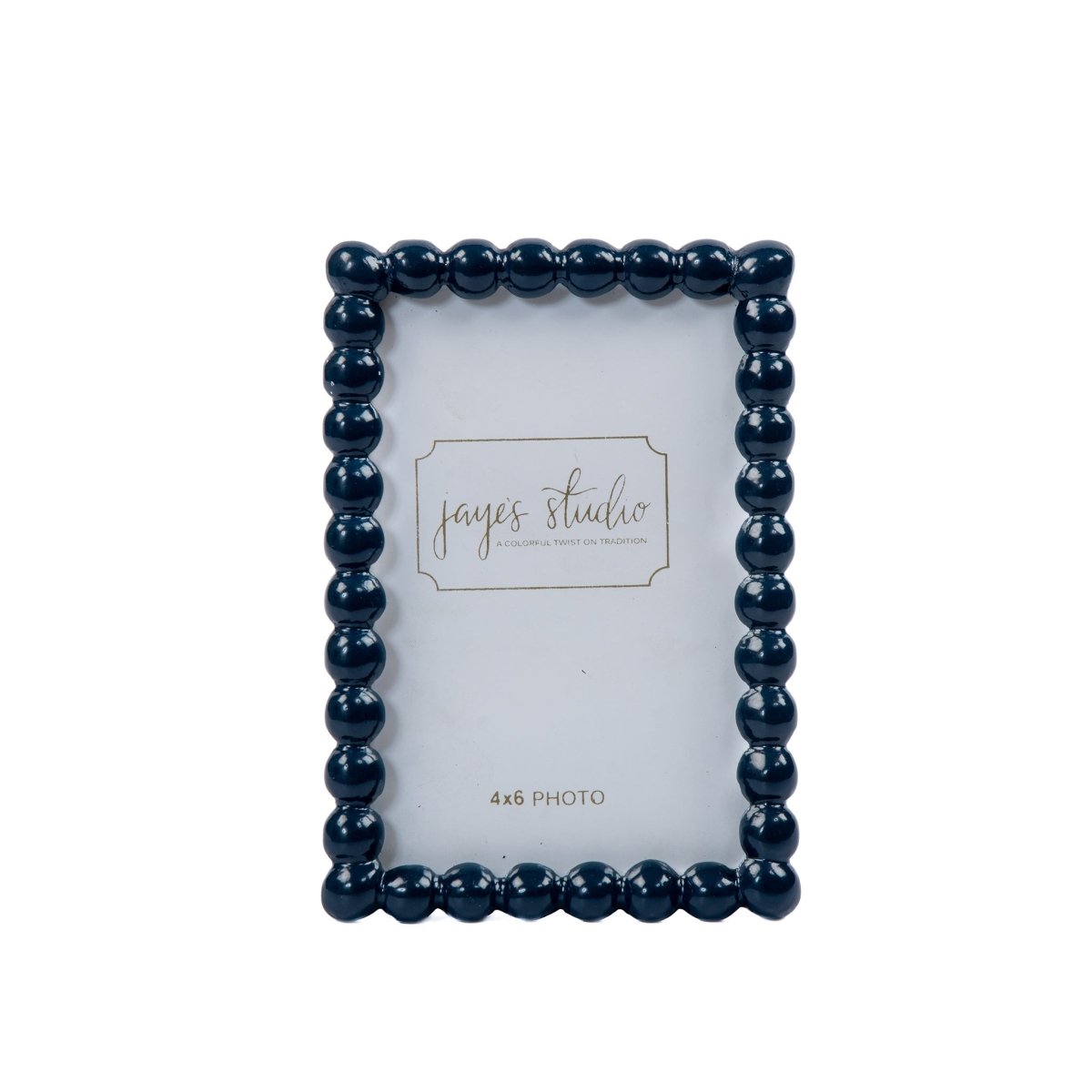 Gracie Pearl Blue / Indigo Blue Rectangular Metal Photo Frame, Picture Frame for Home, Bedroom, Home Office - Photo & Picture Frames from Jaye's Studio