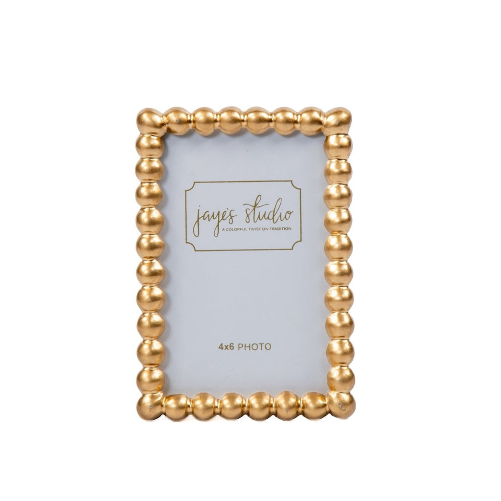 Gracie Pearl Gold Rectangular Metal Photo Frame, Picture Frame for Home, Bedroom, Home Office - Photo & Picture Frames from Jaye's Studio
