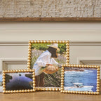 Gracie Pearl Gold Rectangular Metal Photo Frame, Picture Frame for Home, Bedroom, Home Office - Photo & Picture Frames from Jaye's Studio
