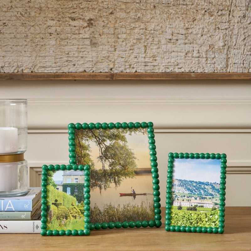 Gracie Pearl Green / Emerald Green Rectangular Metal Photo Frame, Picture Frame for Home, Bedroom, Home Office - Photo & Picture Frames from Jaye's Studio