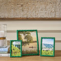 Gracie Pearl Green / Emerald Green Rectangular Metal Photo Frame, Picture Frame for Home, Bedroom, Home Office - Photo & Picture Frames from Jaye's Studio