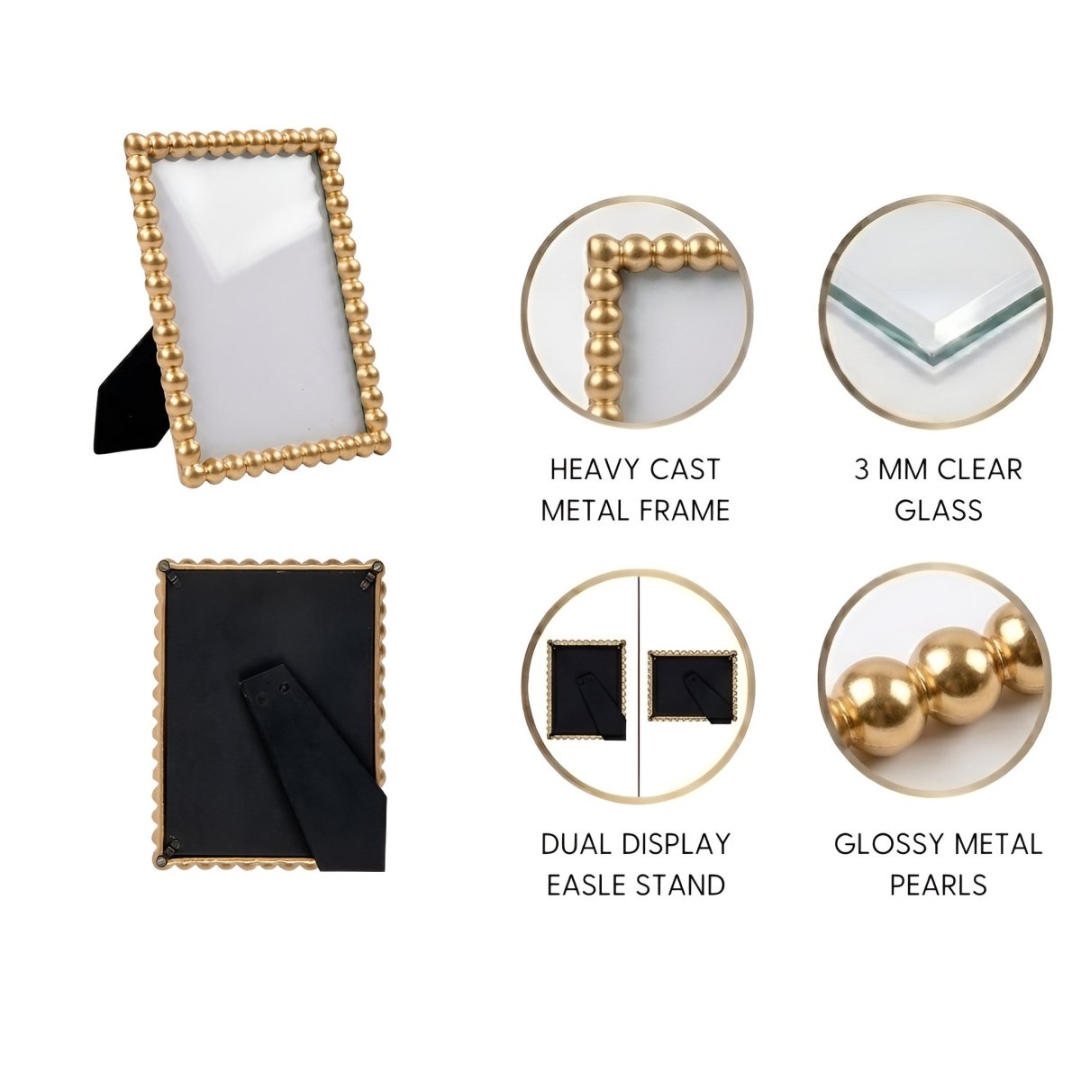 Gracie Pearl Photo Frame - Photo & Picture Frames from Jaye's Studio