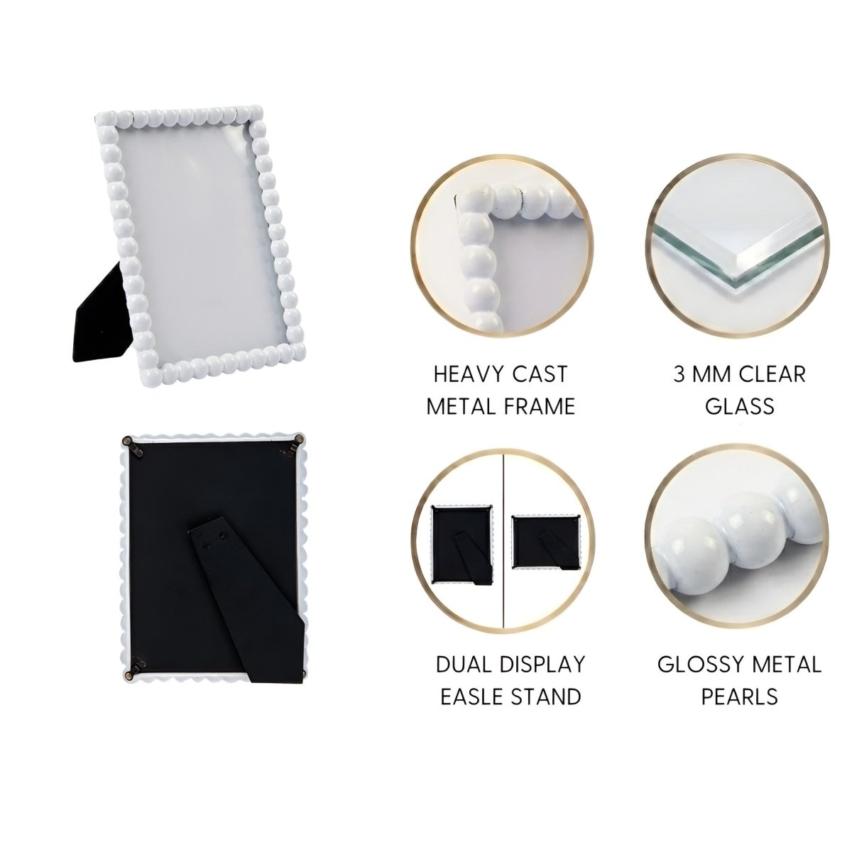 Gracie Pearl Photo Frame - Photo & Picture Frames from Jaye's Studio
