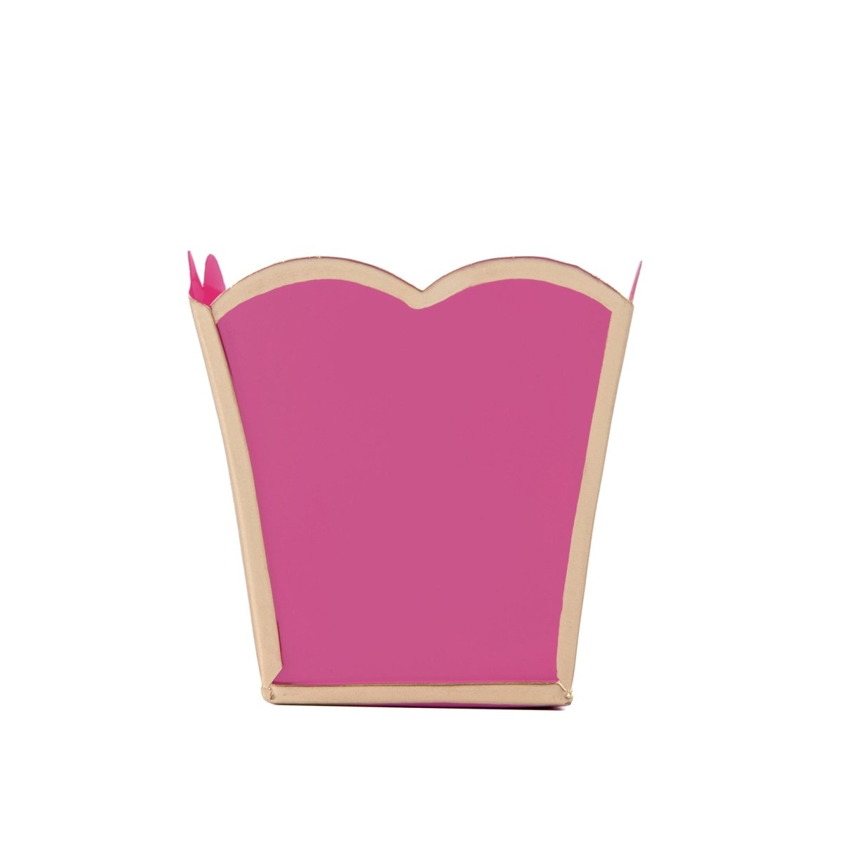 Gracie Pink Square Metal Cachepot For Bedroom, Office, Kitchen, Living Room - Gracie Scarlette Collection - Cachepots from Jaye's Studio