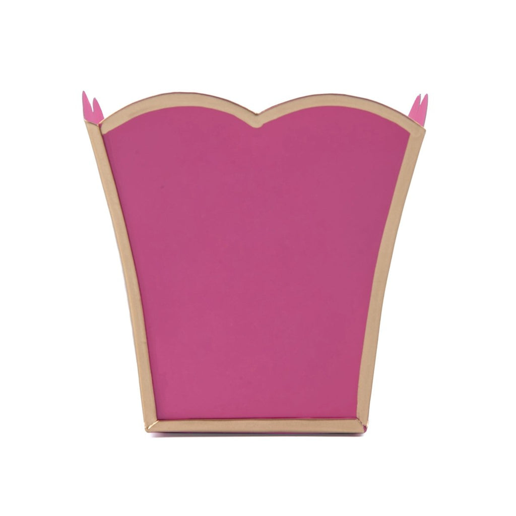 Gracie Pink Square Metal Cachepot For Bedroom, Office, Kitchen, Living Room - Gracie Scarlette Collection - Cachepots from Jaye's Studio