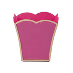 Gracie Pink Square Metal Cachepot For Bedroom, Office, Kitchen, Living Room - Gracie Scarlette Collection - Cachepots from Jaye's Studio