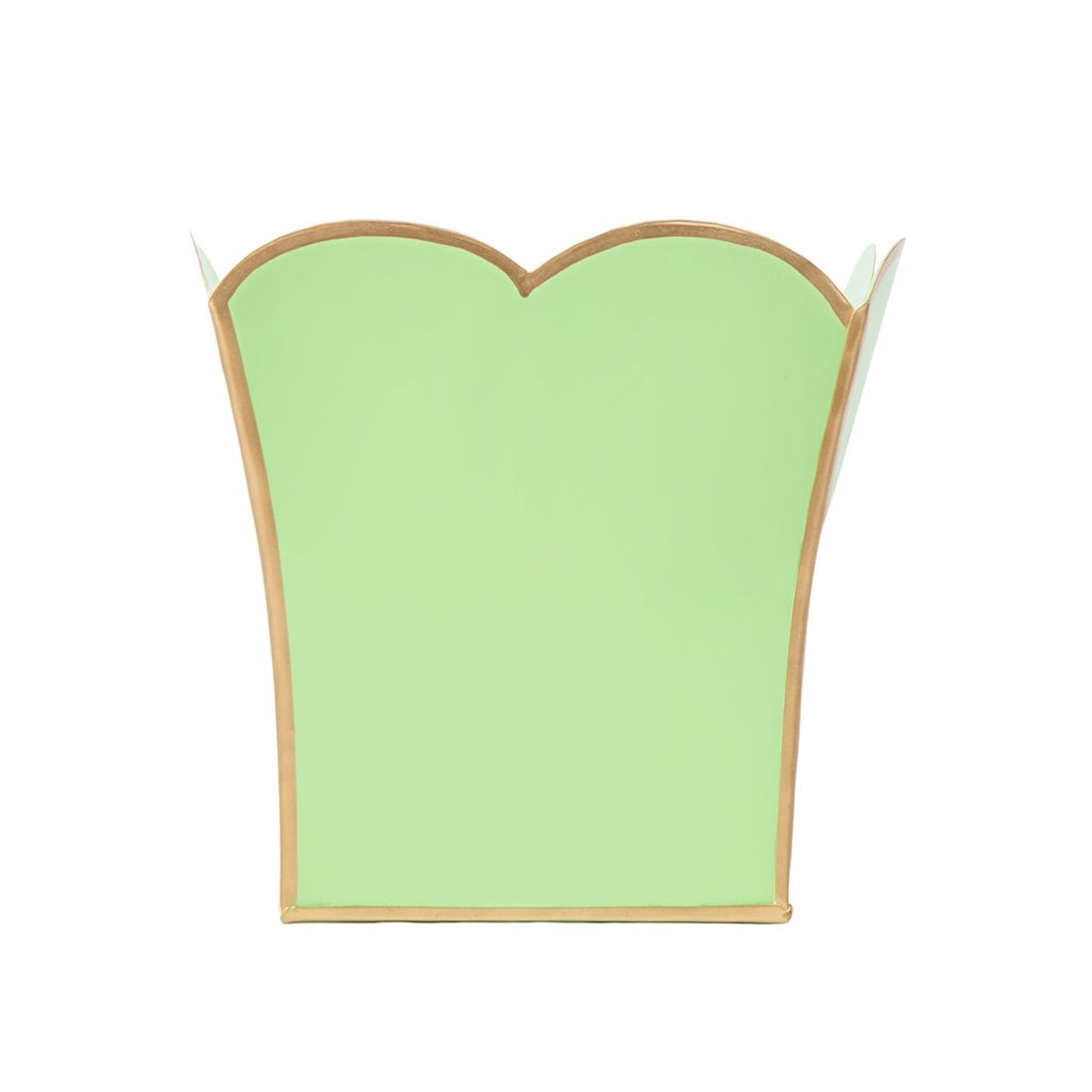 Gracie Pistachio Square Metal Cachepot For Bedroom, Office, Kitchen, Living Room - Gracie Scarlett Collection - Cachepots from Jaye's Studio