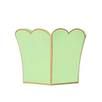 Gracie Pistachio Square Metal Cachepot For Bedroom, Office, Kitchen, Living Room - Gracie Scarlett Collection - Cachepots from Jaye's Studio