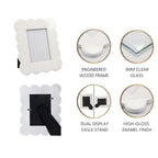 Gracie Scalloped Photo Frame - Photo & Picture Frames from Jaye's Studio