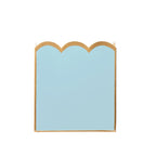 Gracie Scarlet Wastebasket Cool Blue & White - Avail 09/21 - Wastebaskets from Jaye's Studio