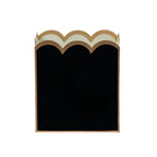 Gracie Scarlett Wastebasket - Black & Sage Green - Avail 05/12 - Wastebaskets from Jaye's Studio