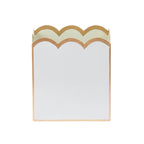 Gracie Scarlett Wastebasket - White & Sage Green - Avail 05/12 - Wastebaskets from Jaye's Studio