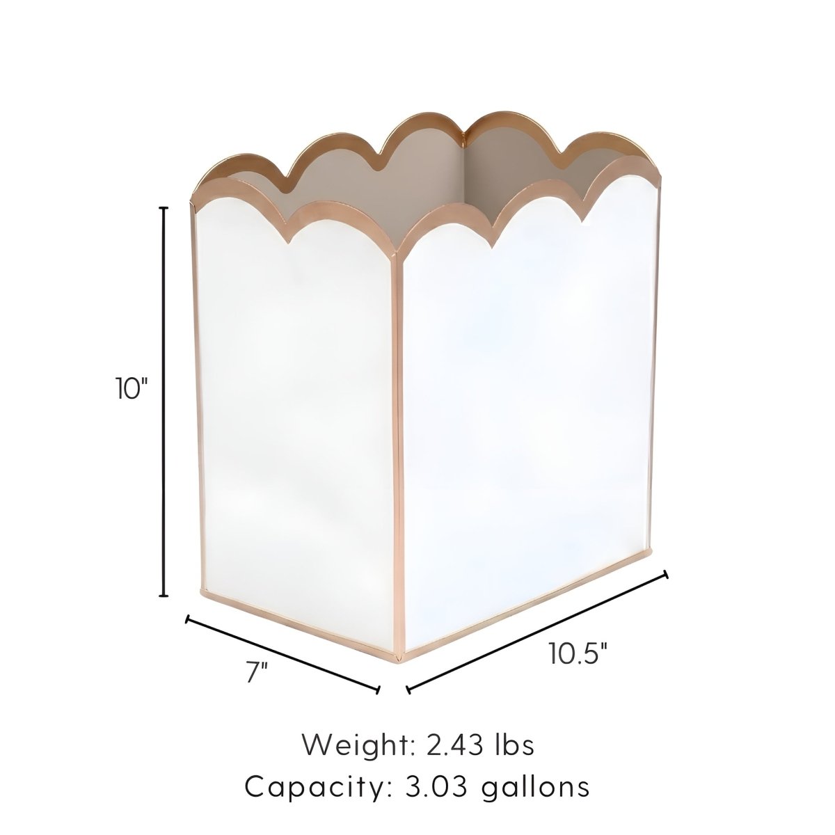 Gracie Scarlett Wastebasket - Wastebaskets from Jaye's Studio