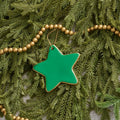 Gracie Star Ornament - Green - Holiday Ornaments from Jaye's Studio