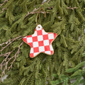 Gracie Star Ornament - Red - Avail 11/26 - Holiday Ornaments from Jaye's Studio