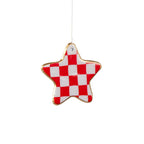Gracie Star Ornament - Red - Avail 11/26 - Holiday Ornaments from Jaye's Studio