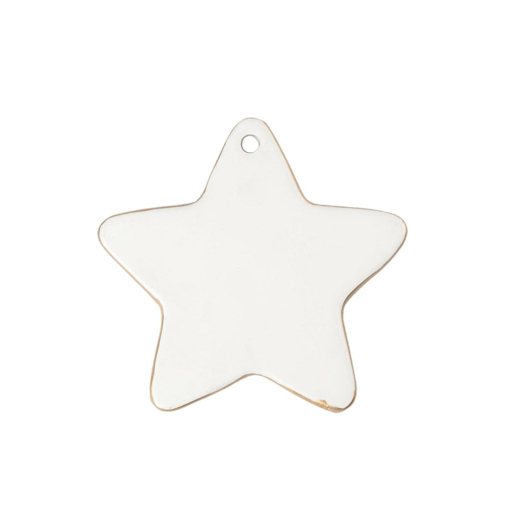 Gracie Star Ornament - Red - Holiday Ornaments from Jaye's Studio