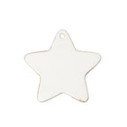 Gracie Star Ornament - Red - Holiday Ornaments from Jaye's Studio