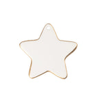 Gracie Star Ornament - White - Holiday Ornaments from Jaye's Studio