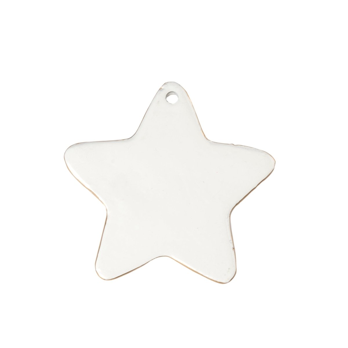 Gracie Star Ornament - White - Holiday Ornaments from Jaye's Studio