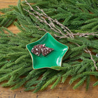 Gracie Star Tray - Green - Serving Trays from Jaye's Studio