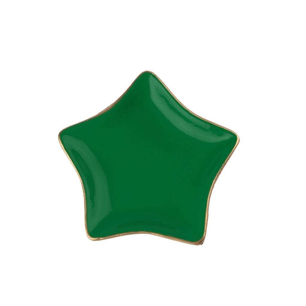 Gracie Star Tray - Green - Serving Trays from Jaye's Studio