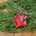 Gracie Star Tray - Red - Serving Trays from Jaye's Studio