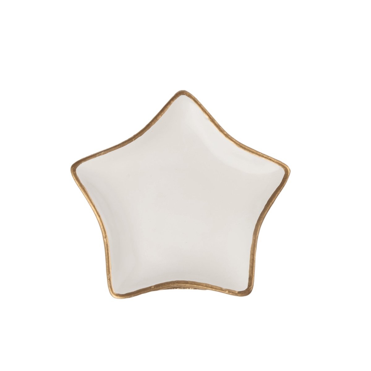 Gracie Star Tray - White - Serving Trays from Jaye's Studio