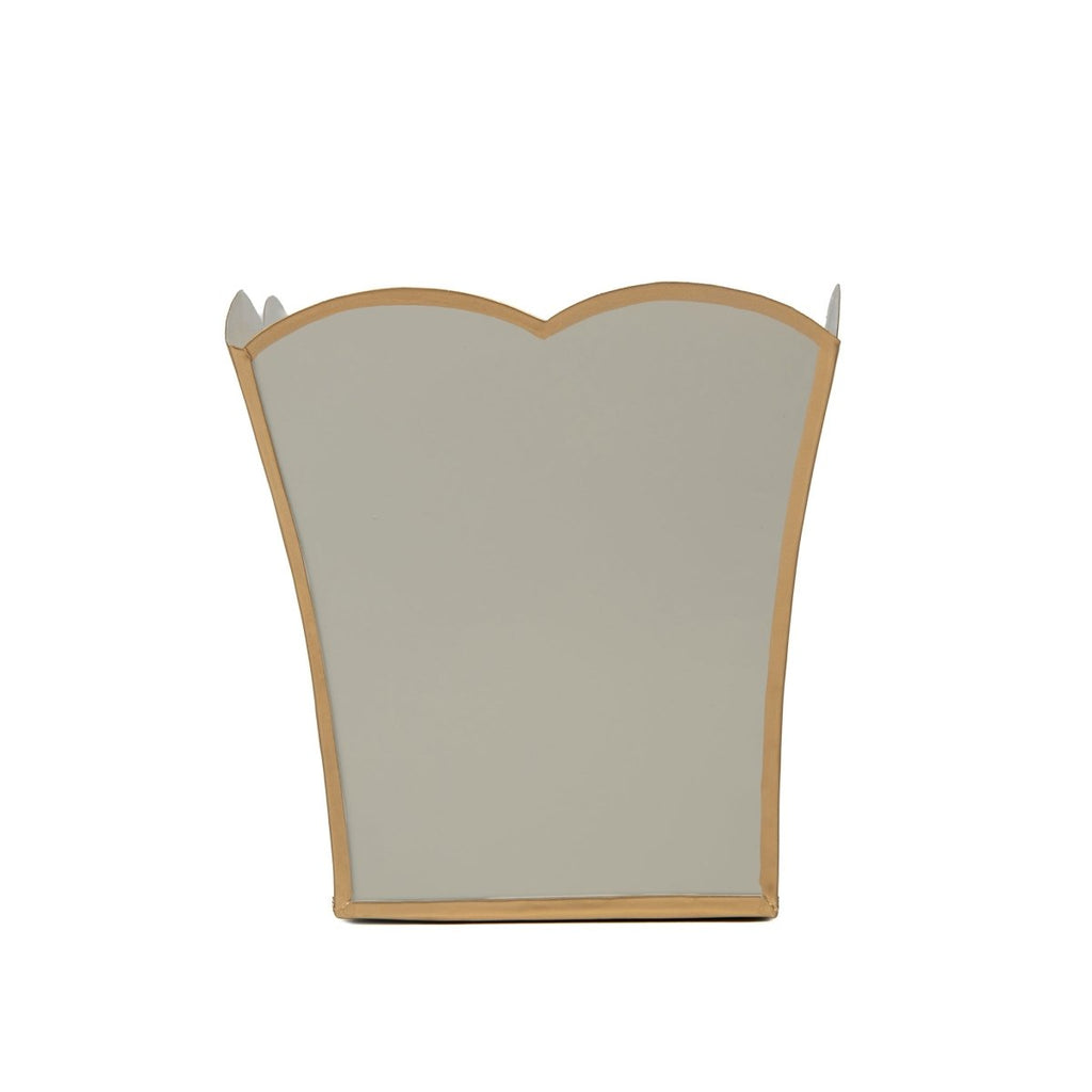 Gracie Taupe Square Metal Cachepot For Bedroom, Office, Kitchen, Living Room - Gracie Scarlette Collection - Cachepots from Jaye's Studio