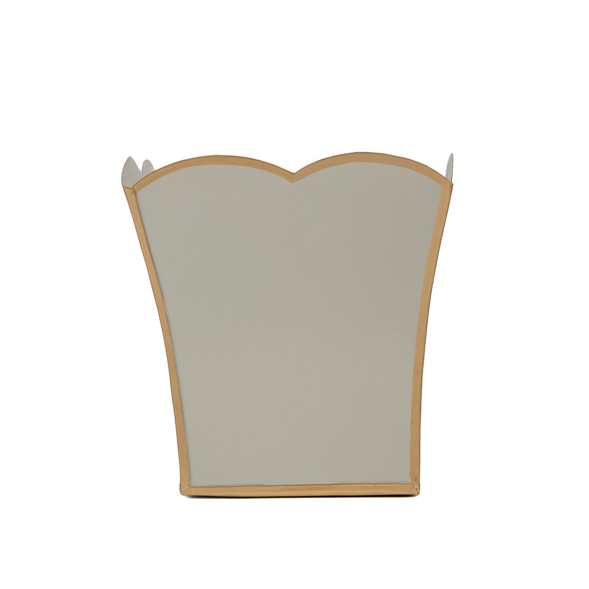 Gracie Taupe Square Metal Cachepot For Bedroom, Office, Kitchen, Living Room - Gracie Scarlette Collection - Cachepots from Jaye's Studio