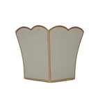 Gracie Taupe Square Metal Cachepot For Bedroom, Office, Kitchen, Living Room - Gracie Scarlette Collection - Cachepots from Jaye's Studio