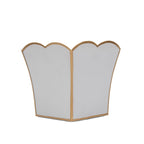 Gracie White Square Metal Cachepot For Bedroom, Office, Kitchen, Living Room - Gracie Scarlette Collection - Cachepots from Jaye's Studio
