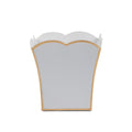 Gracie White Square Metal Cachepot For Bedroom, Office, Kitchen, Living Room - Gracie Scarlette Collection - Cachepots from Jaye's Studio