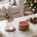 Gracie Wooden Coasters Set (4pk) - from Jaye's Studio