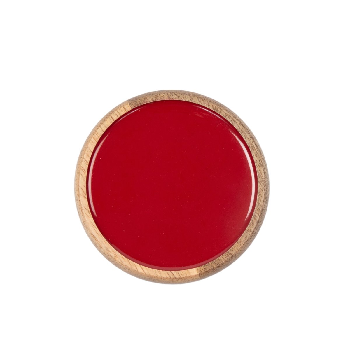 Gracie Wooden Coasters Set (4pk) - Red - Avail 11/29 - from Jaye's Studio