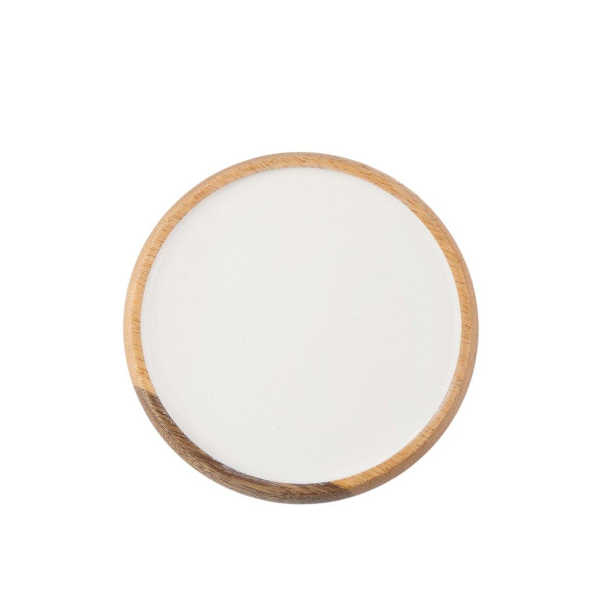 Gracie Wooden Coasters Set (4pk) - White - Avail 11/29 - from Jaye's Studio