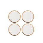 Gracie Wooden Coasters Set (4pk) - White - Avail 11/29 - from Jaye's Studio
