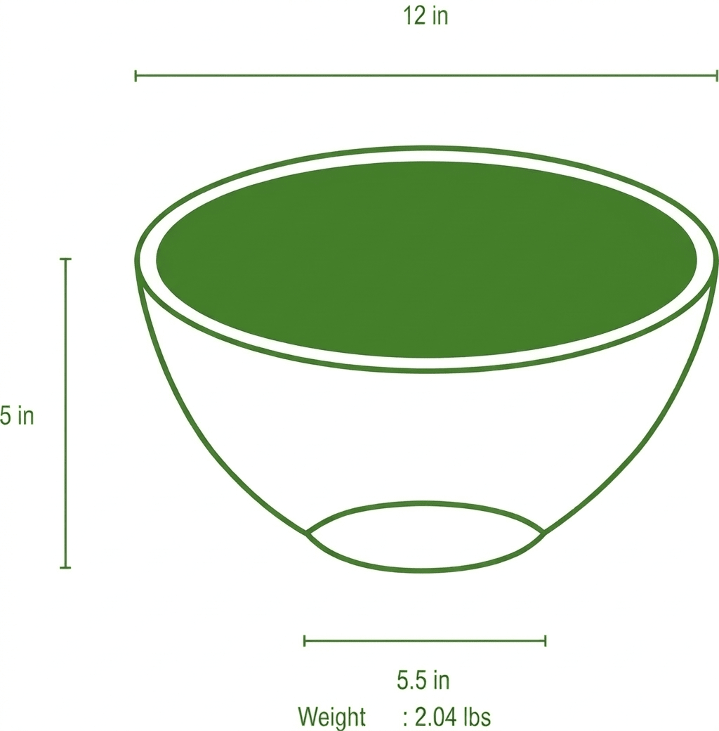 Gracie Wooden Salad Bowl - White - Avail 04/18 - from Jaye's Studio