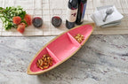 Gracie Wooden Serving Boat Tray - Pink - Avail 04/18 - from Jaye's Studio