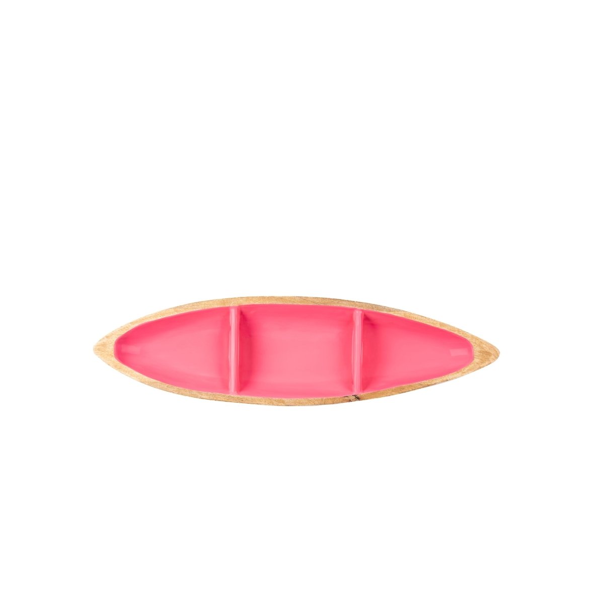 Gracie Wooden Serving Boat Tray - Pink - Avail 04/18 - from Jaye's Studio