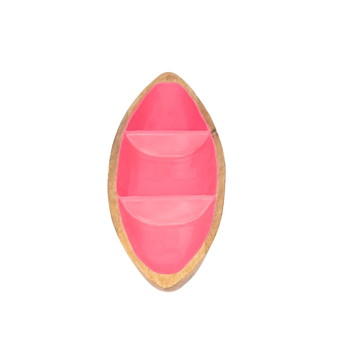 Gracie Wooden Serving Boat Tray - Pink - Avail 04/18 - from Jaye's Studio