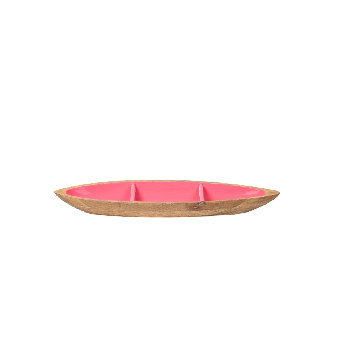 Gracie Wooden Serving Boat Tray - Pink - Avail 04/18 - from Jaye's Studio